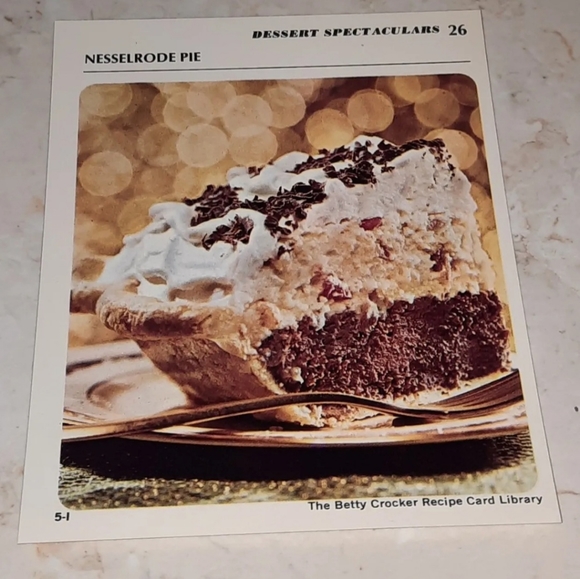 The Betty Crocker Recipe Card Library REPLACEMENT CARD DESSERT SPECTACULARS - Picture 1 of 1
